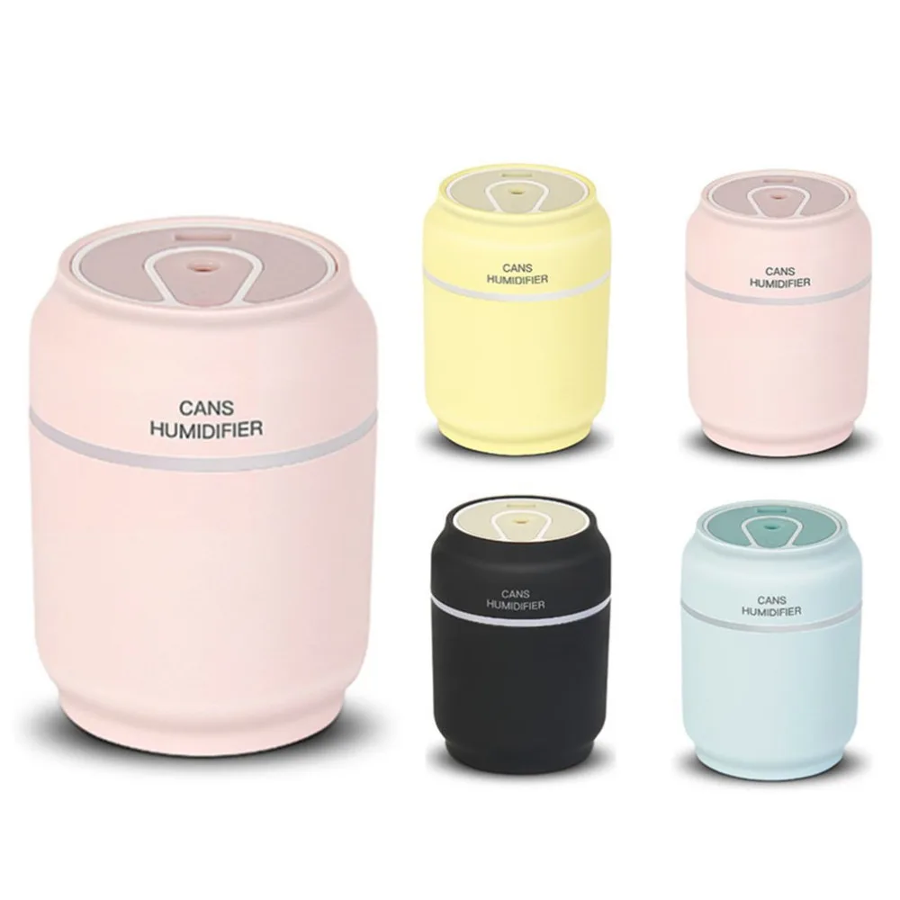 

2018Cans Type Humidifier 3 In 1 Mini Air Purifier USB Car Power Bank Portable Vehicle Humidifier Silent Bedroom Desktop Diffuser