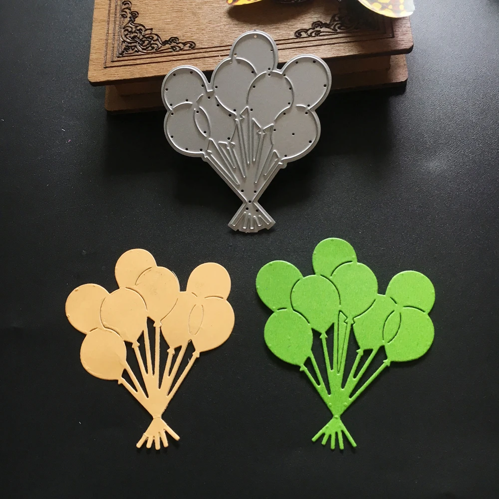 

Lovely Balloons Cutting Dies Stencils for DIY Scrapbooking Photo Album Decorative Embossing DIY Paper Cards Making Crafts