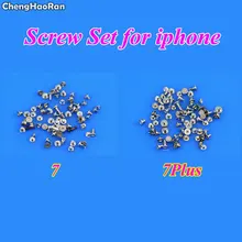 ChengHaoRan 10 комплектов полные наборы винтов с 5 звездами винт для iPhone 7 4,7 дюйма 7 Plus 5,5 дюймов запасные части