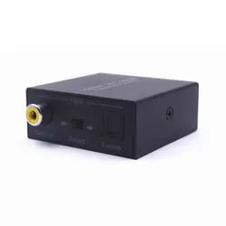 Оптический к коаксиальный/коаксиальный для оптического двунаправленным цифровым 2-способ аудио кабель-адаптер сплиттер Switcher коробка