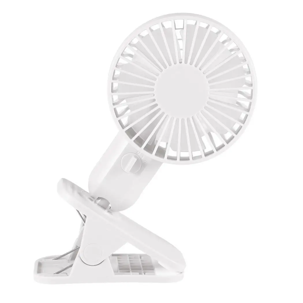 

Mini Clip Fan ABS Flexible Portable Double Layers Rotary Vane Fans Home Office Electric Air Cooling Ventilation For Summer Day