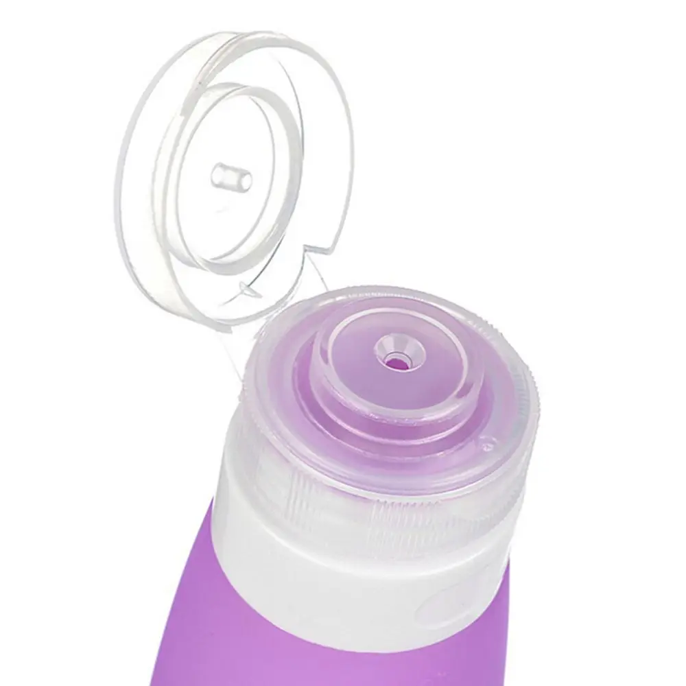 Силиконовые многоразовые Мини Портативный пустой косметический контейнер дорожные бутылки шампунь емкость для лосьона пресс-бутылка