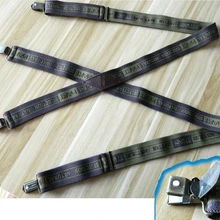 4 клип ЖАККАРДОВЫЕ мужские подтяжки с бесплатной доставкой