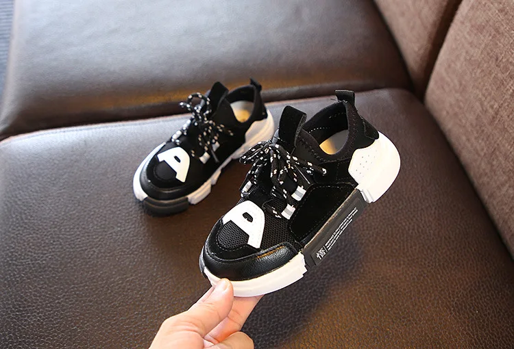 Весенние новые детские кроссовки мальчик прилив обувь детская дышащая обувь для девочек взрыв кроссовки Студент Кроссовки