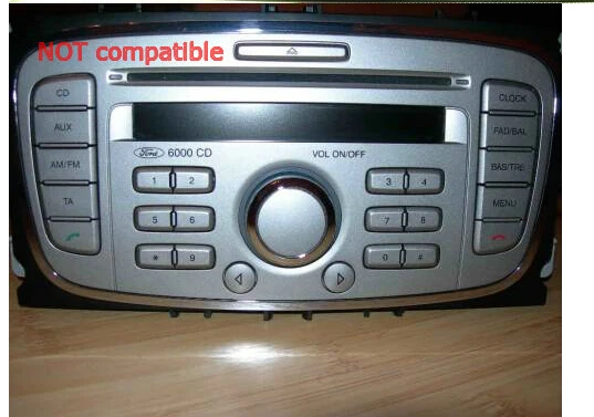 Yatour автомобильное радио USB SD AUX в потоковой музыки MP3 адаптер для нового Ford