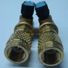 R410 клапаны доступа! С шаровым клапаном 1/"& 5/16" Холодильный Зарядный Клапан 10 шт./лот