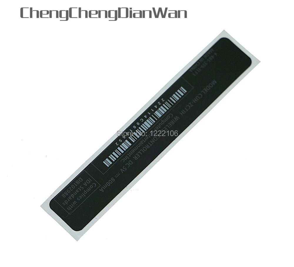 

ChengChengDianWan 20pcs 60pc 120pcs For Playstation PS4 Controller housing Shell Slim Back Mark Tag Paste Sticker Label Seals
