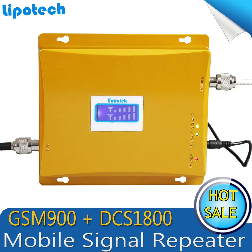 ЖК дисплей! 4G LTE 1800 МГц 2G GSM 900 двухдиапазонный ретранслятор DCS усилитель