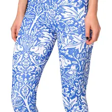 JIGERJOGER/Новинка года, Зимние Синие штаны с 3d принтом в виде кролика,, спортивные Леггинсы для бега, эластичные штаны для фитнеса