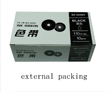 

10 Pack Ink Ribbon LM-IR50B Black For MAX LETATWIN Cable ID Printer Electronic Lettering Machine LM-550A/E