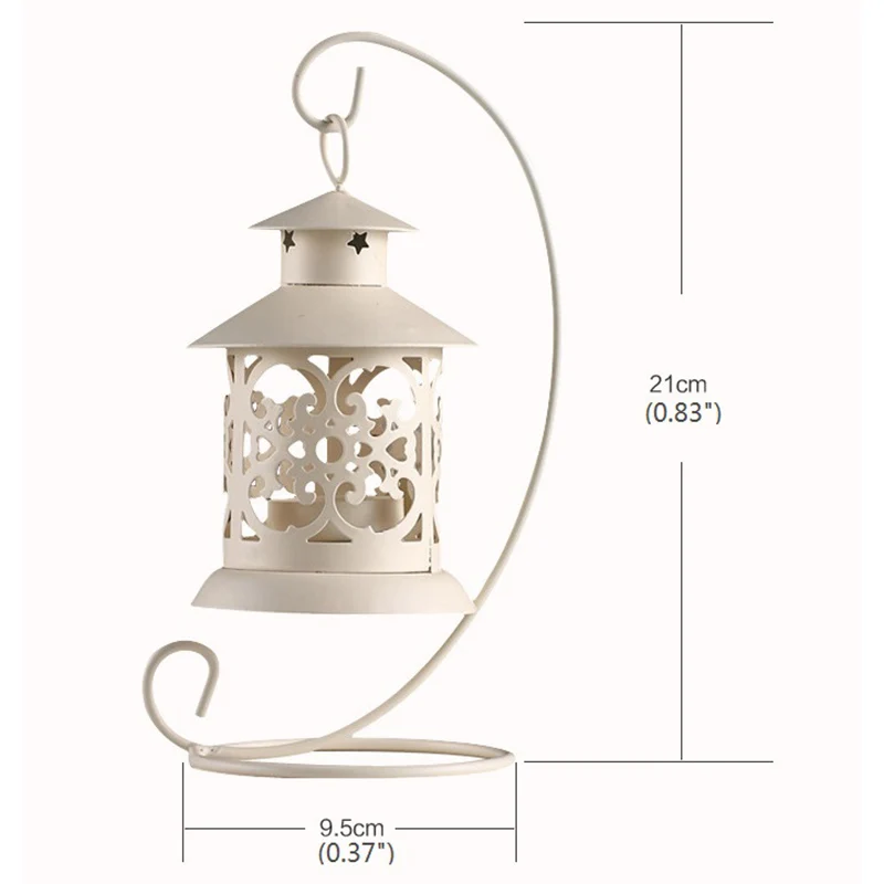 Европейский стиль фонарь для оформления дома Железный Марокканский Стиль Подсвечник светильник T00