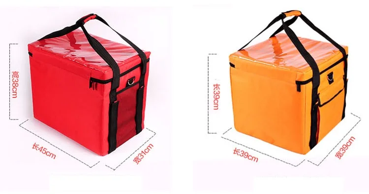 High-end 51L 45L пиццы Термальность сумка коробки для тортов и пирожных морозильник сумка-холодильник для пикника 8 мм на плечо сумка на плечо; для ланча сумка-холодильник