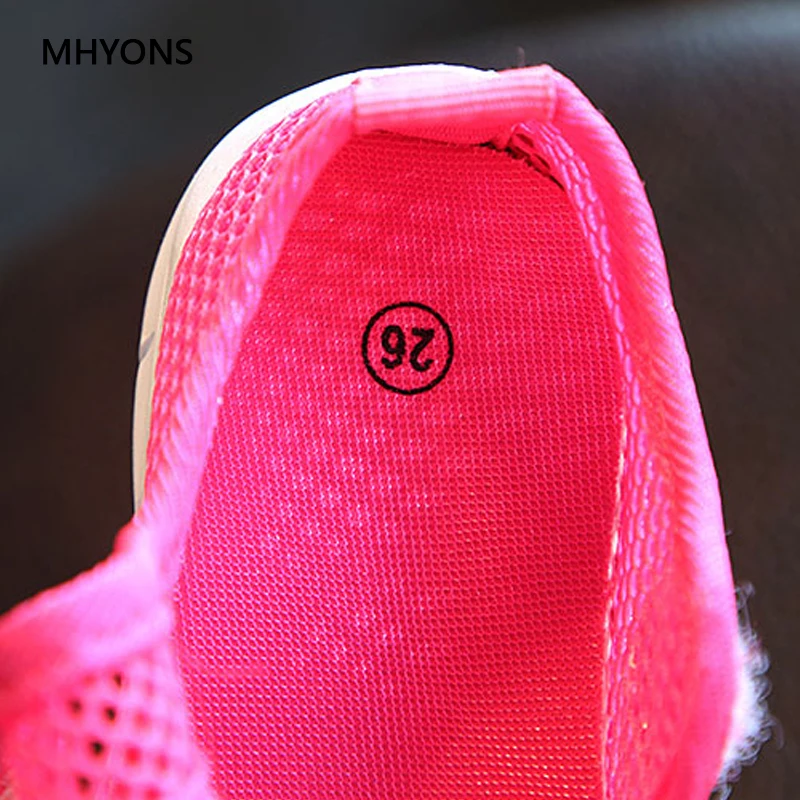 Фото MHYONS 2019 новая детская обувь летние Нескользящие Детские сетчатые туфли для MHYONS 2019 новая детская обувь летние Нескользящие Детские сетчатые туфли для