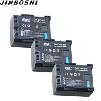 

3X BP-808 BP 808 Battery for Canon BP808 BP-809 819 827 HF200 HF20 HG21 HG20 FS200 FS21 FS22 HFS30 HFM41 HFM400 FS300 FS100