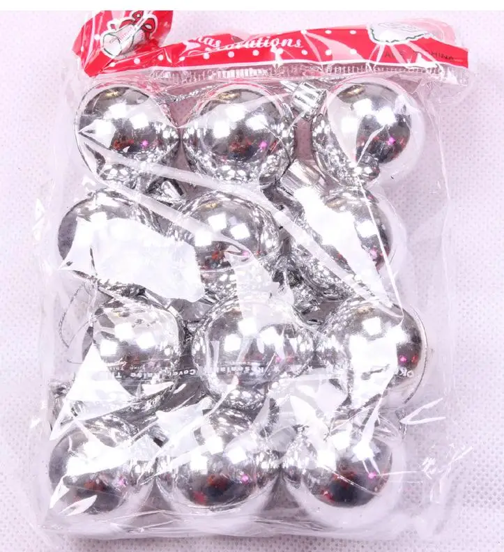 Adornos de bolas de árbol de Navidad con cuerdas árbol de Navidad colgante fiesta ornamento decoración de Navidad 30mm suministros de fiesta Adornos de bolas de árbol de Navidad con cuerdas árbol de Navidad colgante fiesta ornamento decoración de Navidad 30mm suministros de fiesta