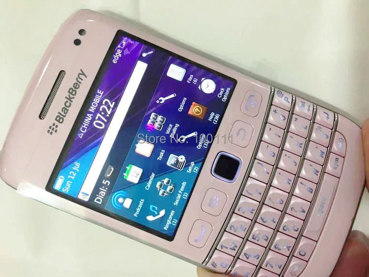 Смелый 9790 мобильный телефон Blackberry 9790 с сенсорным экраном QWERTY клавиатура черный цвет розовый цвет