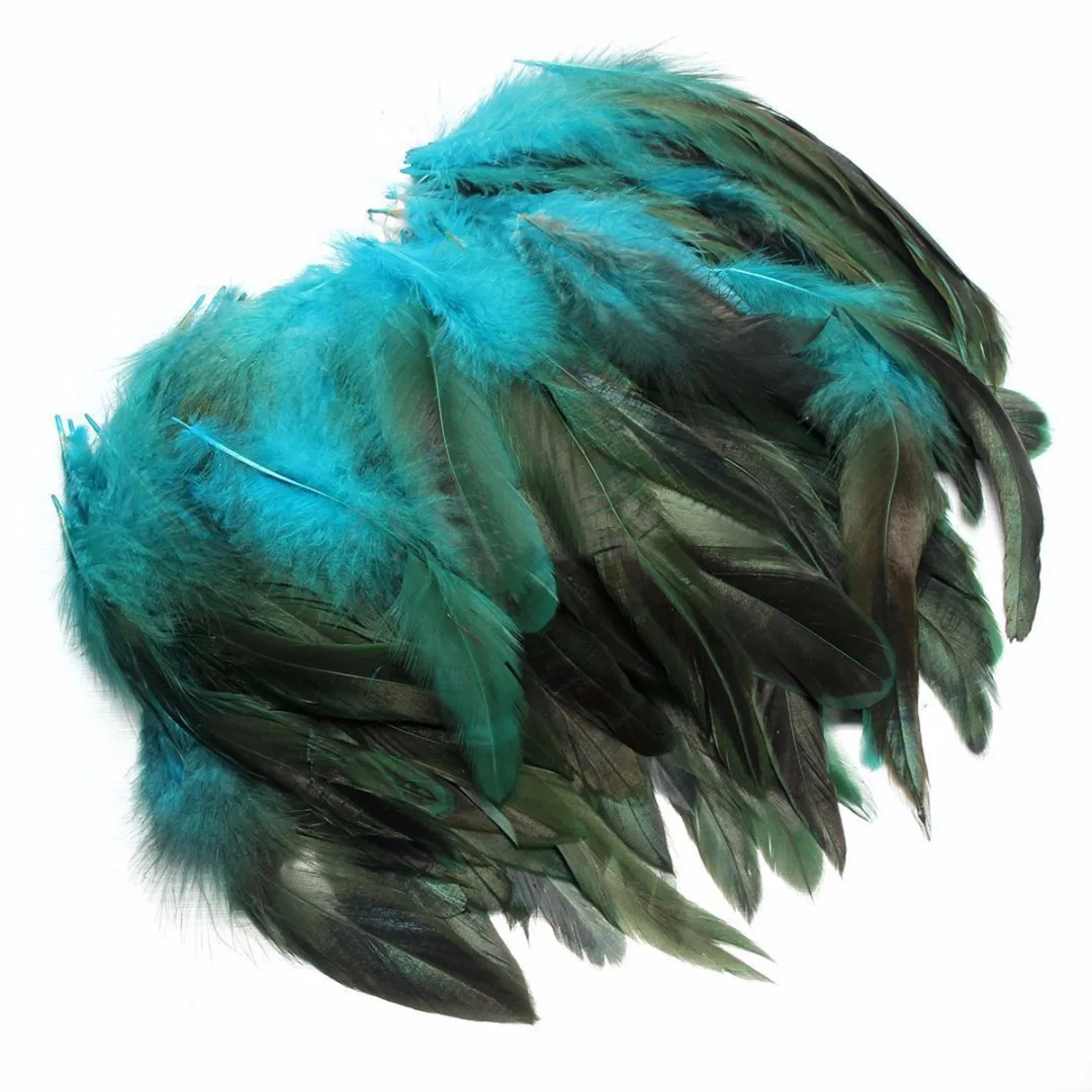 DIY Sale 100pcs / lot cheap pheasant feather, 5-8inch13-20cm, natural color rooster feathers DIY chicken feather jewelry plume