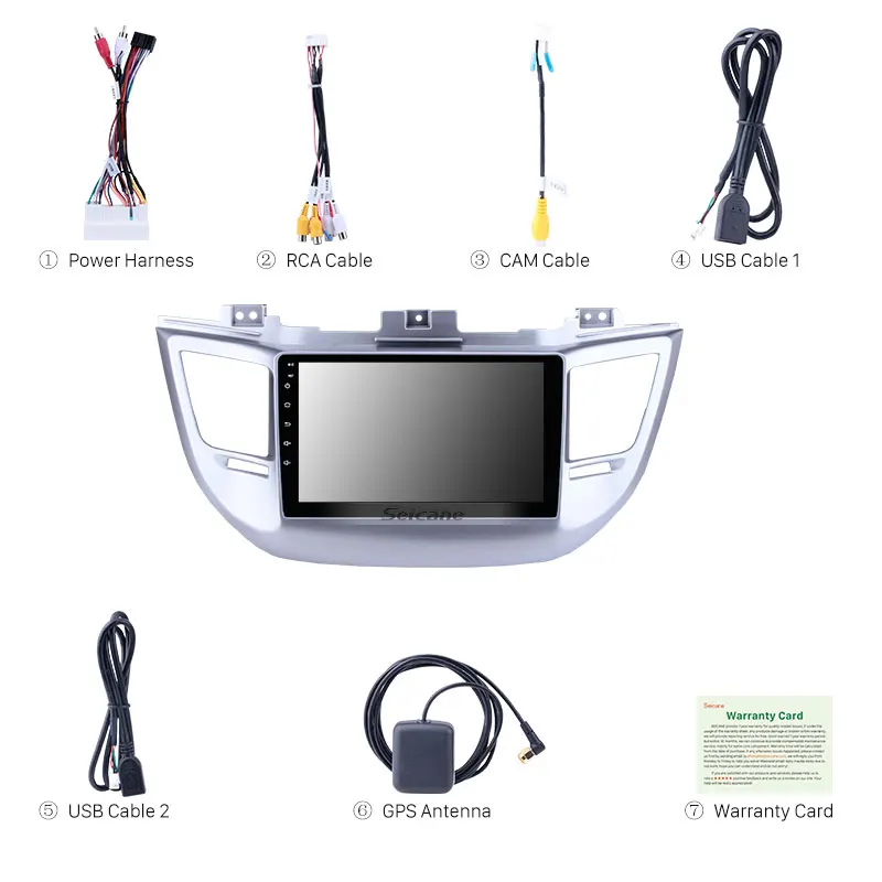 Автомобильный GPS плеер Seicane 9 дюймов Android 8 1 для Hyundai TUCSON 2014 2015 2016 2017 2018 ROM 16 ГБ радио