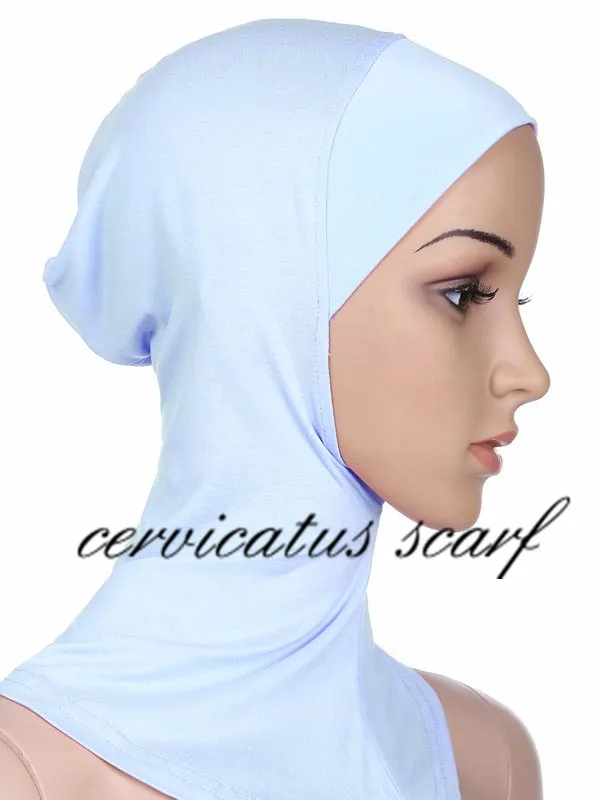 Мусульманские женщины платок под прикрытием Кепки S капот Кепки Исламская Шапки плотная ниндзя Средства ухода за кожей Шеи Шарфы Тюрбан Хиджаб Быстрая - Цвет: color 2