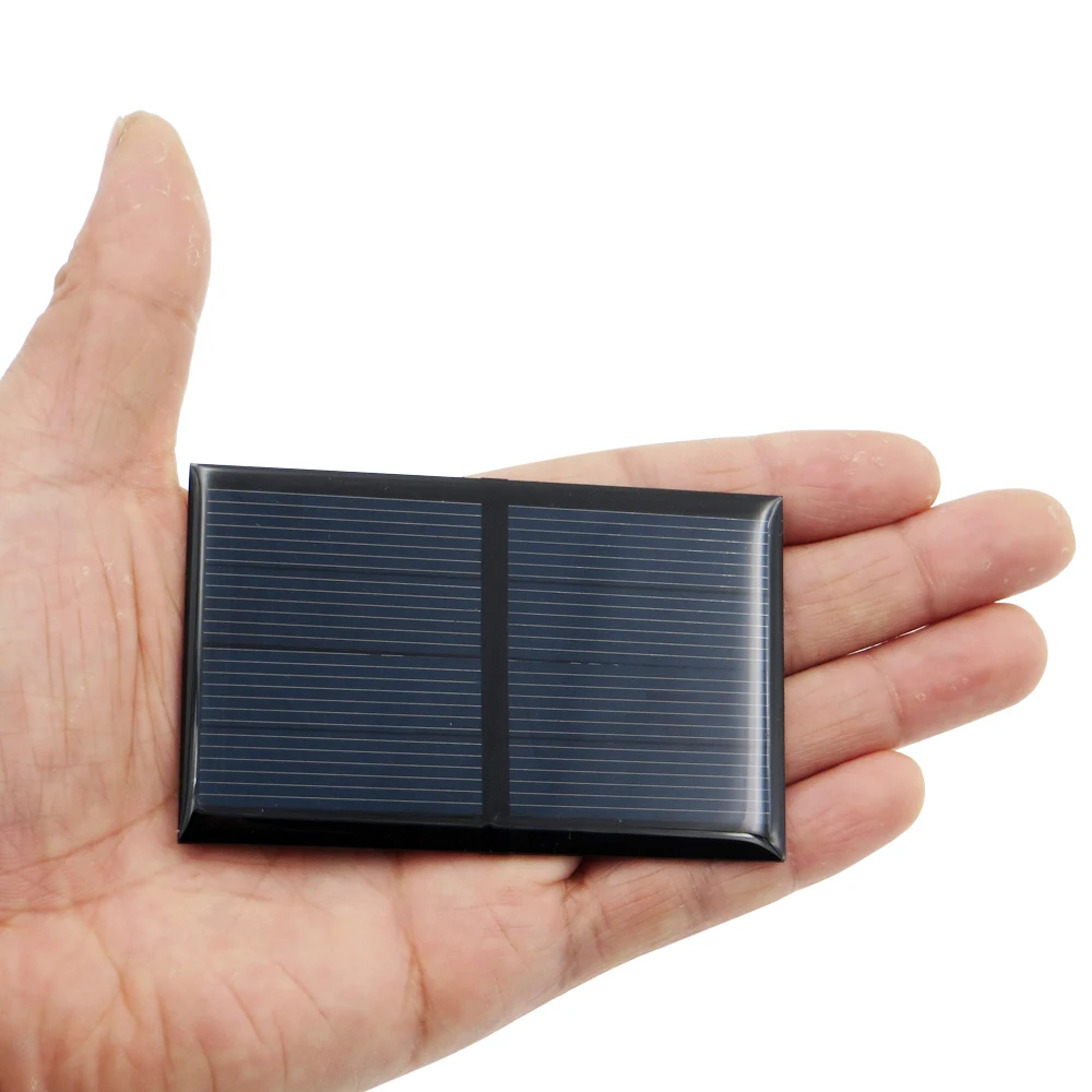 

2V 300mA 0.6Watt Solar Panel Standard Epoxy Polycrystalline Silicon DIY Battery Power Charge Module Mini Solar Cell toy