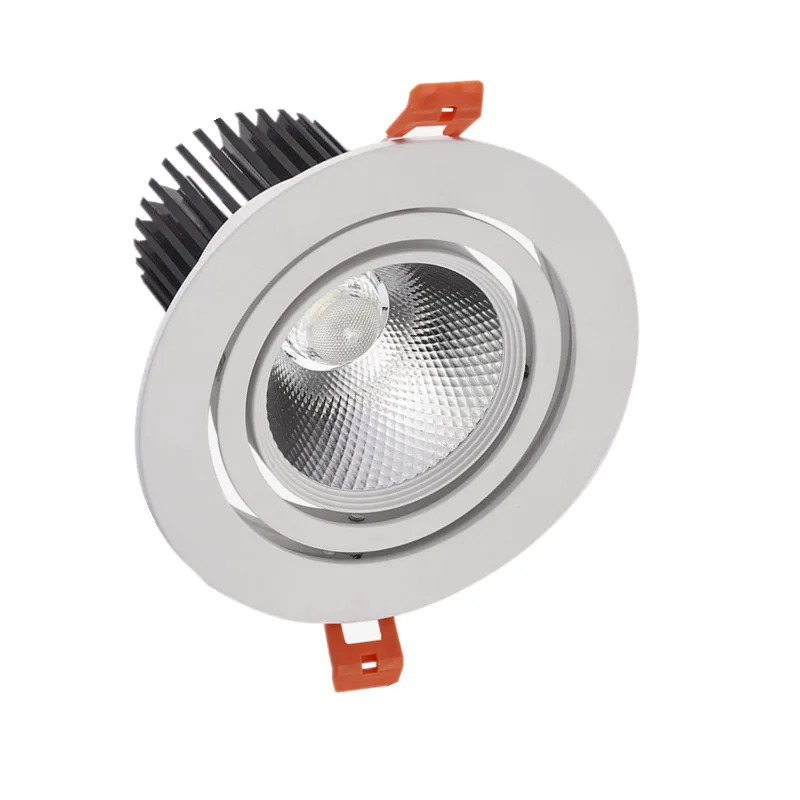 

Free Shipping 15W Dimmable COB led down light recessed led ceiling lights Warm White/White/Cold White 85~265V/AC