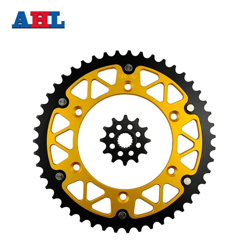 Motorcycle Parts 47 12 Front&Rear Sprockets Kit for SUZUKI RM Z250