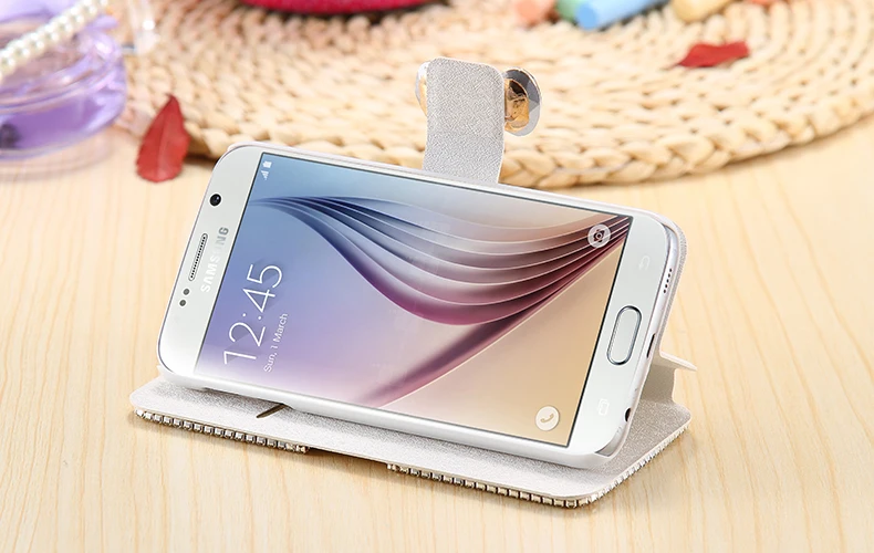 Kisscase чехол для samsung Galaxy Note 4 5 A5 A7 S5 6 S6 Edge Plus для sony Z3 флип-Держатель Роскошные блестящие стразы чехол для корпуса