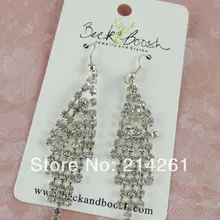 5*9 см 1000 шт ювелирные изделия дисплей и упаковка карты Пользовательский логотип/серьги и ожерелье карточки с логотипом на заказ