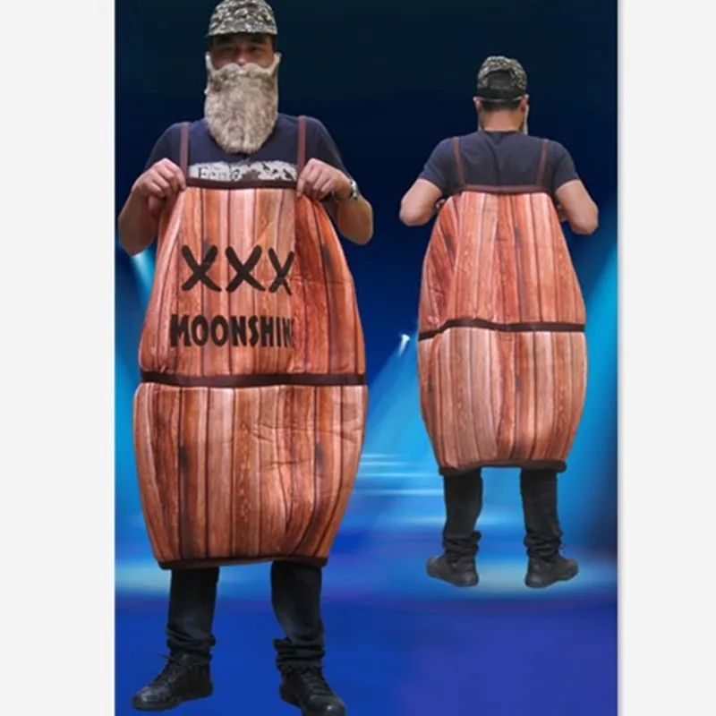 beer barrel costume for adults beer barrel cosplay costume funny