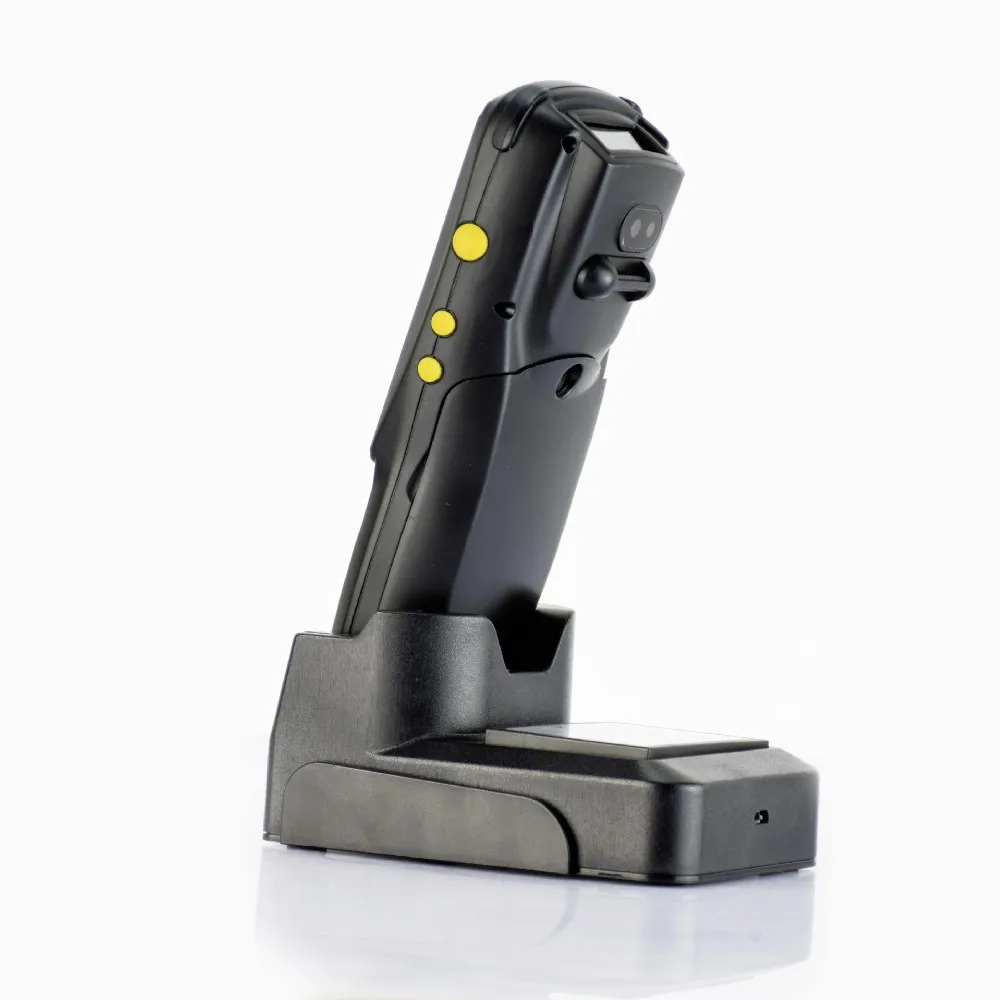 

Original PDA 3501 Android portable Bar code scanner device with touch display keyboard battery Bluetooth and charger cradle