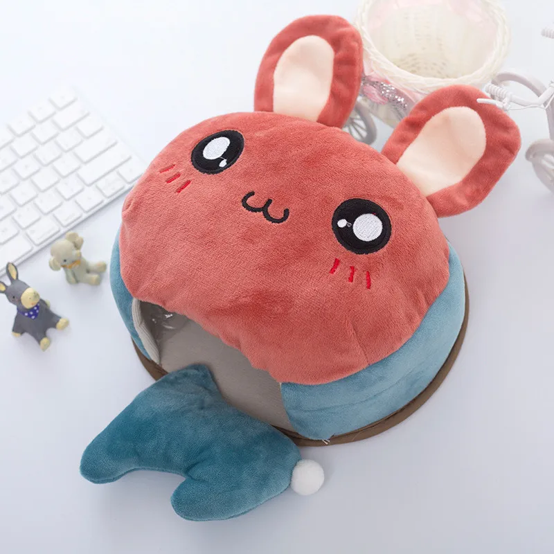 USB Heated Cute Mouse Pad Mouse Hand Warmer with Wristguard Warm Winter