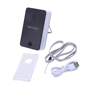 

New upgrade Mini portable hand held desk air conditioner humidification cooler cooling fan