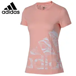 Оригинальный Новое поступление 2018 Adidas ADI LOGO TEE женские футболки с коротким рукавом спортивная одежда