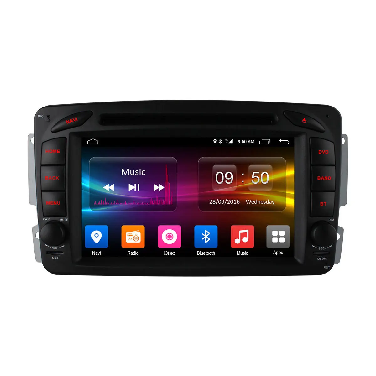 Flash Deal 4G SIM LTE Android 6.0 Octa 8 Core Car DVD Player GPS For Mercedes W209 W203 W168 M ML W163 W463 Viano W639 Vito Vaneo 32G ROM 2
