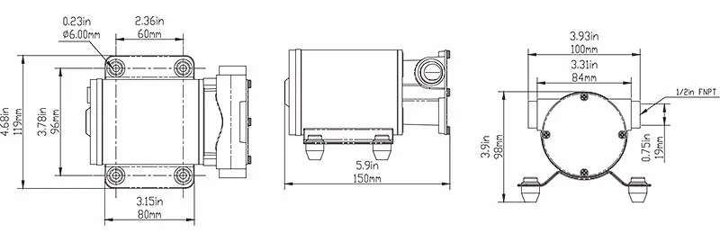 SEAFLO 12V 8 GPM 30 LPM Электрический самозаправляющийся Трюмный насос промышленного использования