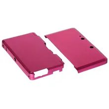 Красный анти-шок жесткий Алюминий металлическая коробка чехол в виде ракушки для nintendo 3DS консоли