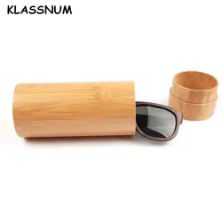 Винтаж ручной работы Для мужчин Для женщин Бамбук Деревянные Солнцезащитные очки для женщин коробка Рамки Автомобильные держатели для