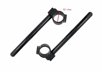 

CNC BILLET Motorcycle Clip on Handle bars 48mm FORKS FOR Honda CBR600RR 2005-2010 year models FREE SHIPPING