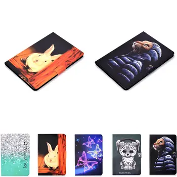 

Print Stand Flip PU Leather Capa Slim TPU Cover Case For iPad Air 1 2 9.7 inch 2017 2018 A1822 A1893 A1954 A1474 Tablet Fundas