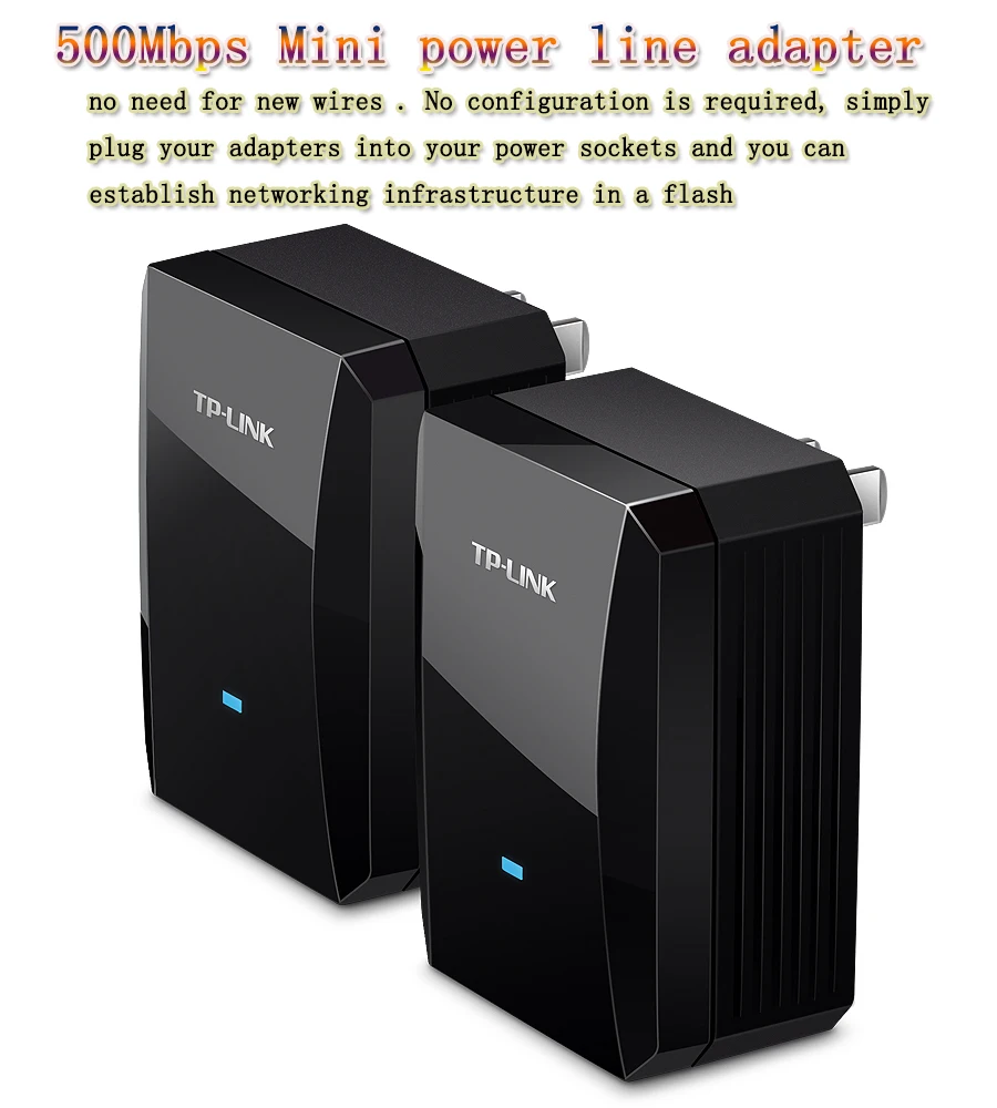 New Arrival TP LINK TL PA500 AV500 Power Line Adapter 500M