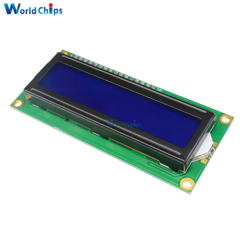 Синий дисплей с подсветкой IIC I2C TWI Φ 1602 16X2 16x2 флейта 5 В для Arduino|lcd display|lcd backlightbacklight