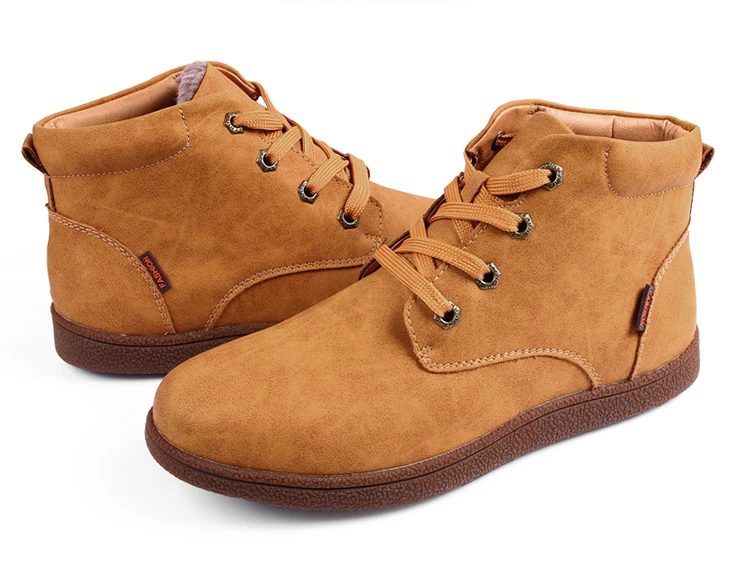 JINTOHO/Мужская зимняя обувь из натуральной кожи; модные мужские кожаные ботинки; брендовая зимняя обувь; мужские Ботильоны; зимние мужские ботинки