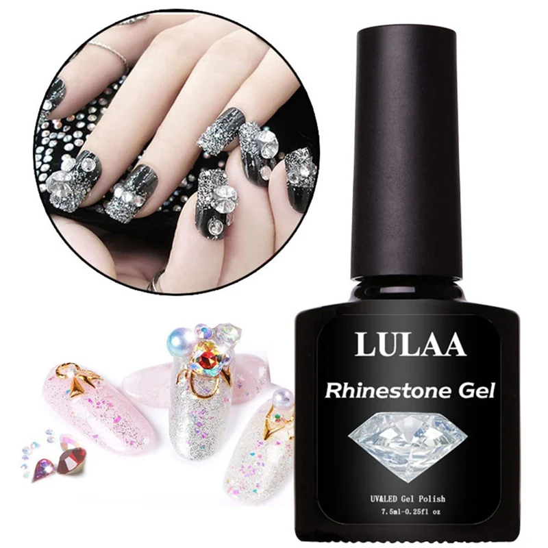 6ML Nail Glue For Rhinestones DIY Art Nail Polish Glue Rhinestone