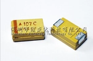 

10PCS Chip Tantalum Capacitor C size 6032 SMD 16V 100UF 107C