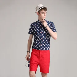 2019 Summer Shorts&shirt Flowers Men Hip-Hop Short Sleeve Romper Suit Jumpsuit Playsuit Overalls One Piece 2019 Summer Shorts&shirt Flowers Men Hip-Hop Short Sleeve Romper Suit Jumpsuit Playsuit Overalls One Piece