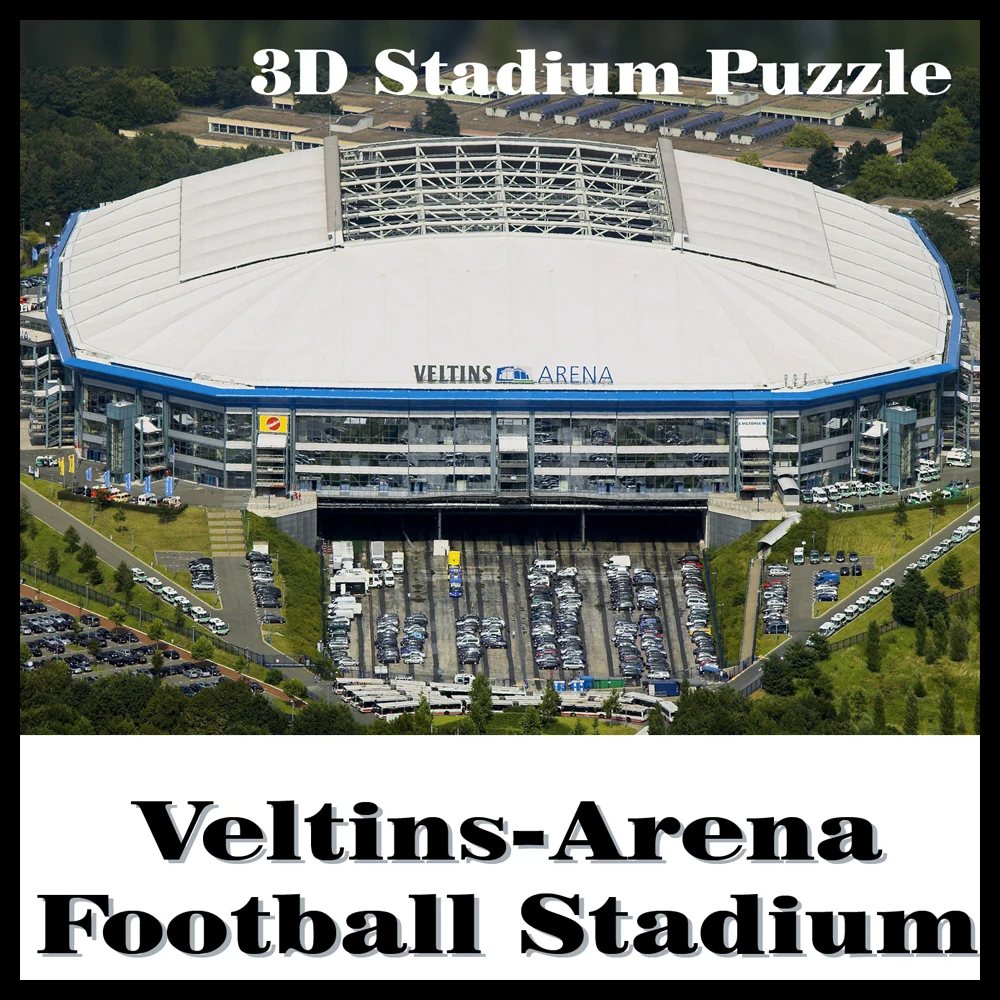 Clever& Happy 3d модель-головоломка Veltins-Arena Германия Сувенир бумажный материал