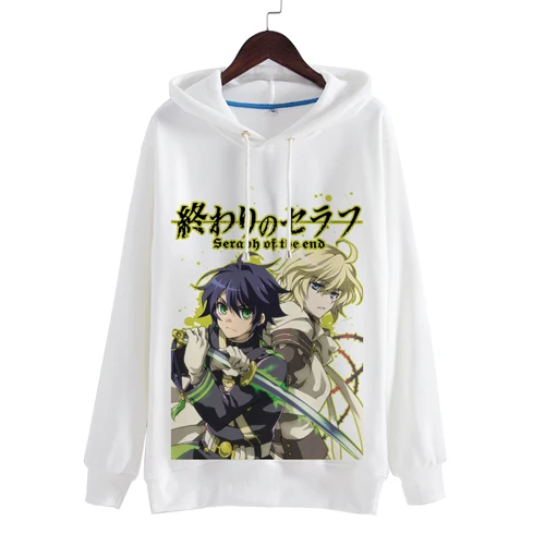 

Owari No Seraph Hoodies Outerwear Seraph of The End Krul YuichiroHyakuya Vegeta Hoodies Re-make Jacket Harajuku Sweatshirts