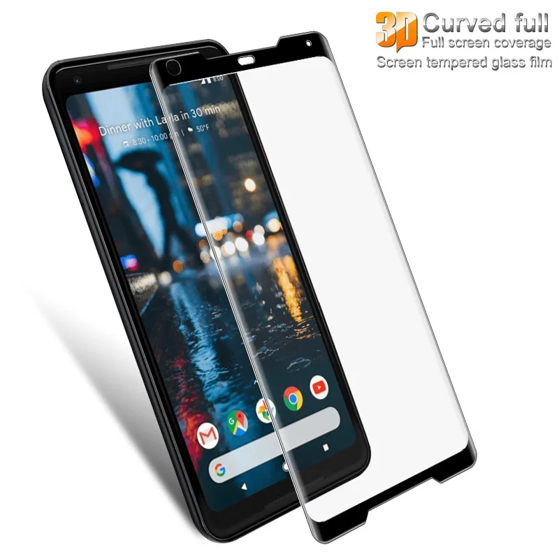 IMAK-For-Google-Pixel-2-XL-Full-Screen-Coverage-Tempered-Glass-Screen-Protector-3D-Curved-Edge (2)