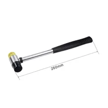 UXCELL новые 1 шт. 25 мм/30 мм/35 мм сменный двусторонний Материал Резиновая Мягкий нейлон Молот Маллет