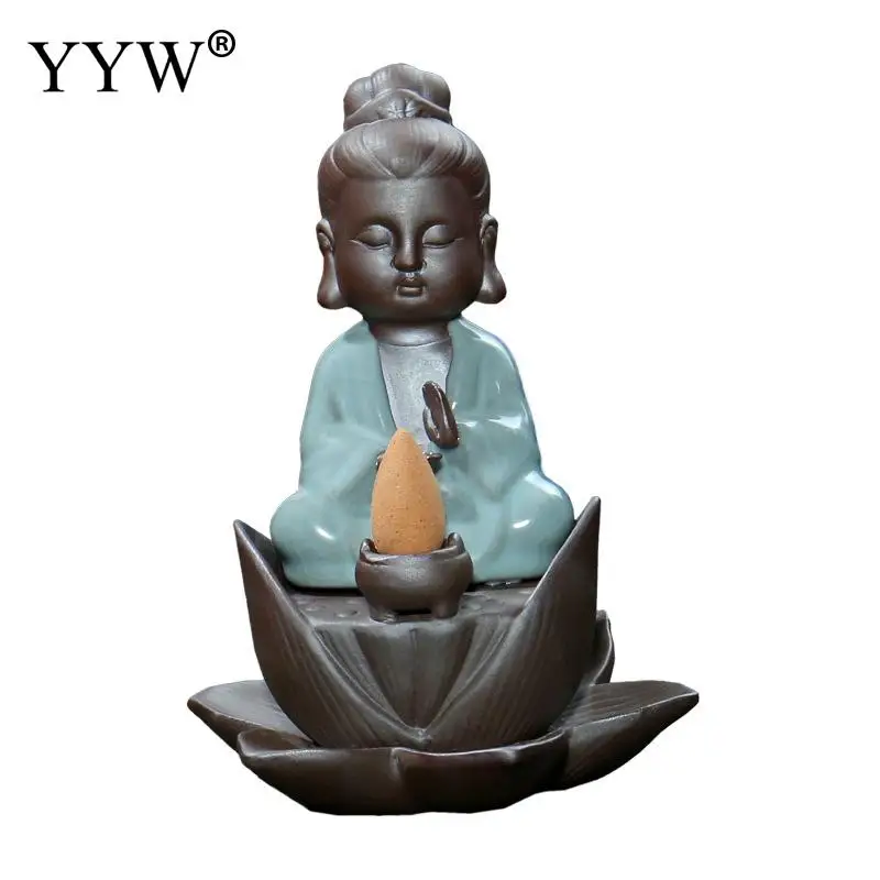 

Ceramic Cones Incense Holder Backflow Incense Cones Burner Crafts Buddhist Decoration Home Decor Censer Aroma Oud Incenso Burner